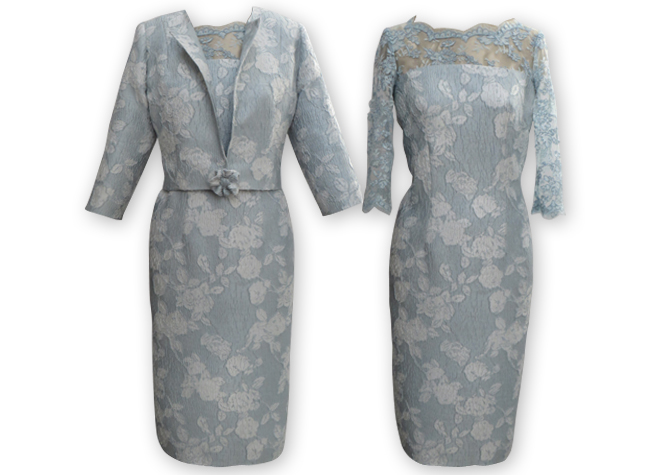 Handmade floral suit